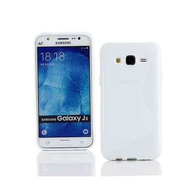 S-Line Silicone Cover til Galaxy J5 2015 (SM-J500F) : farve - hvid | Elgiganten