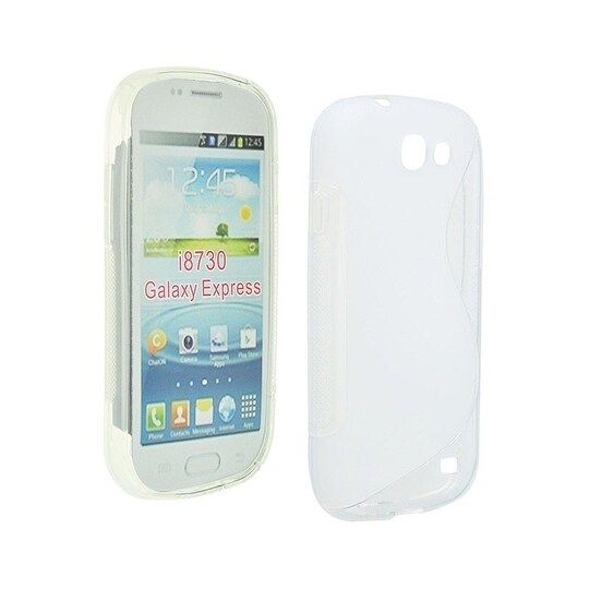 S-Line Silicone Cover til Samsung Galaxy Express (GT-i8730) : farve - gennemsigtig