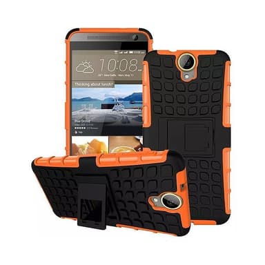 Stødfast Cover med stativ HTC ONE E9 Plus : farve - appelsin