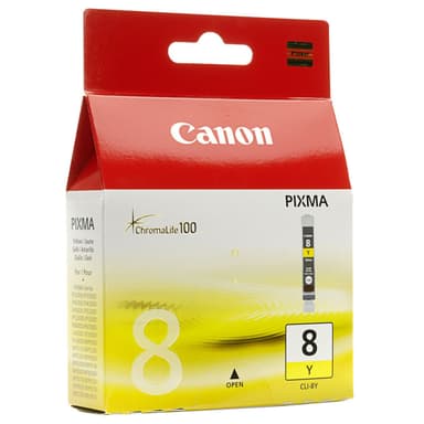 Canon blækpatron CLI-8 Gul
