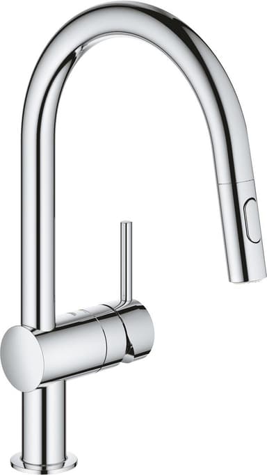 Grohe Minta blandingsbatteri med C-dyse og udtræk (chrome
