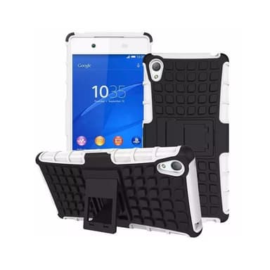 Stødfast Cover med stativ Sony Xperia Z3 + (E6553) : farve - hvid