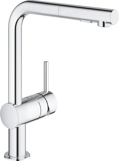 Grohe Minta blandingsbatteri med L-tud og udtræk (chrome)