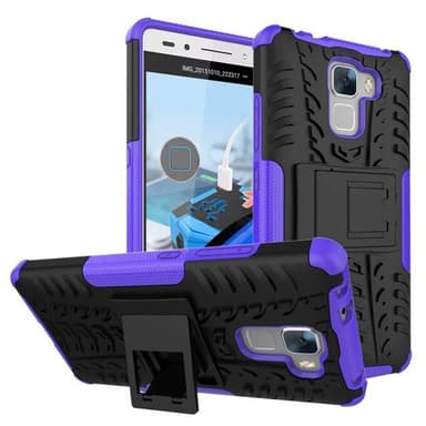 Stødfast Cover med stativ Huawei Honor 7 (PLK-L01) : farve - lilla