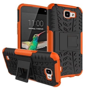 Stødfast Cover med stativ LG K4 2016 (K120E) : farve - appelsin