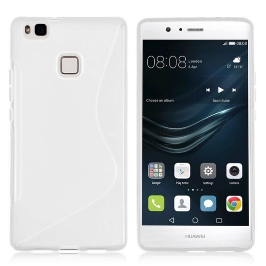 S-Line Silicone Cover til Huawei P9 Lite (VNS-L31) : farve - hvid