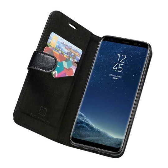 DG-Ming Wallet 2i1 Læder Samsung Galaxy S8 (SM-G950F)  - rød