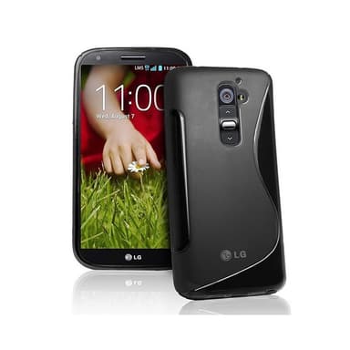 S-Line Silicone Cover til LG G2 Mini (D620) : farve - sort