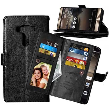 Dobbelt Flip Flexi 9-kort Asus Zenfone 3 Deluxe (ZS550KL)  - sort