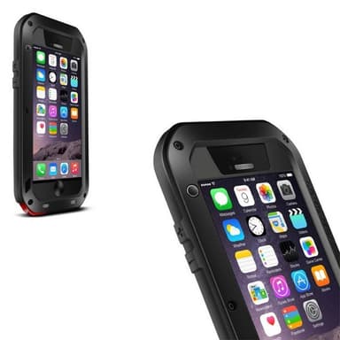 LOVE MEI Powerful Apple iPhone 6 / 6S Plus : farve - sort