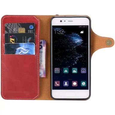 Retro Wallet Huawei P10 (VTR-L29)  - rød