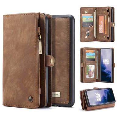 CaseMe Wallet 11-kort OnePlus 7 PRO  - brun