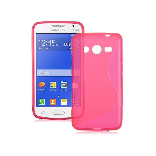 S-Line Silicone Cover til Samsung Galaxy Grand Prime (SM-G530F) : farve - lyserød