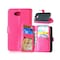 Dobbelt Flip Flexi 9-kort LG L90 (D405)  - lyserød
