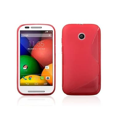 S-Line Silicone Cover til Cover Motorola Moto E : farve - rød
