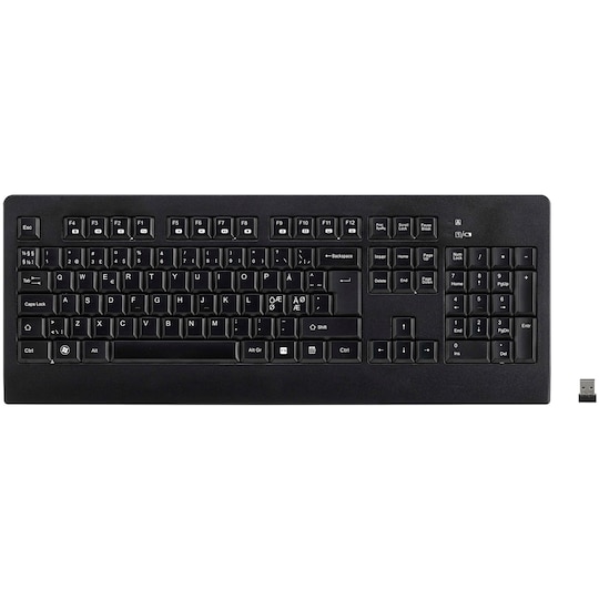 Advent trådløst tastatur - sort
