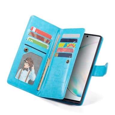 Dobbelt Wallet 2i1 Samsung Galaxy Note 10+ (SM-N975F)  - blå