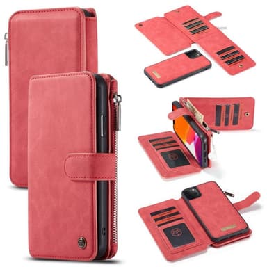 CaseMe Multi Wallet 14-kort CaseMe Apple iPhone 11 Pro (5.8 ")  - rød