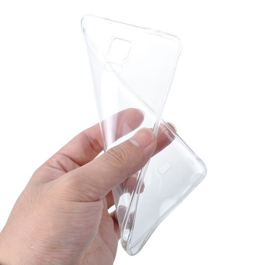 Silikone cover transparent Samsung Galaxy Note 4 (SM-N910F)
