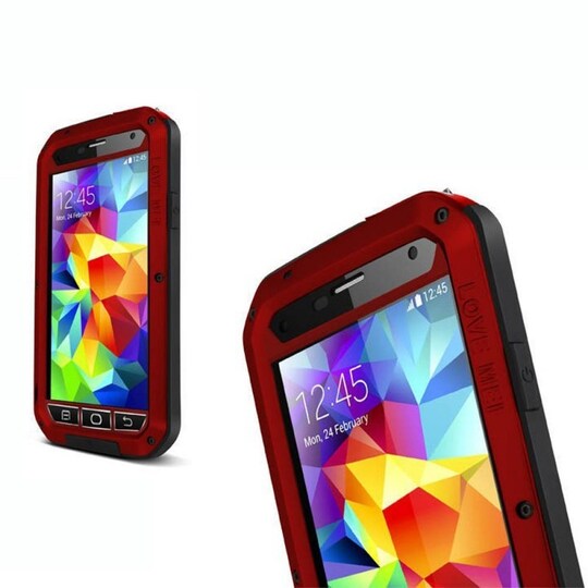 LOVE MEI Powerful Samsung Galaxy S5 (SM-G900F) : farve - rød