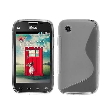 S-Line Silicone Cover til LG L40 (D170) : farve - gennemsigtig