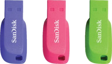 SanDisk Cruzer Blade USB 2.0 USB-stik 16 GB (3-pak)
