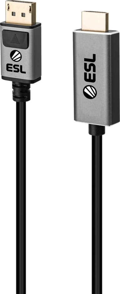 ESL Gaming DisplayPort til HDMI kabel (2 m)