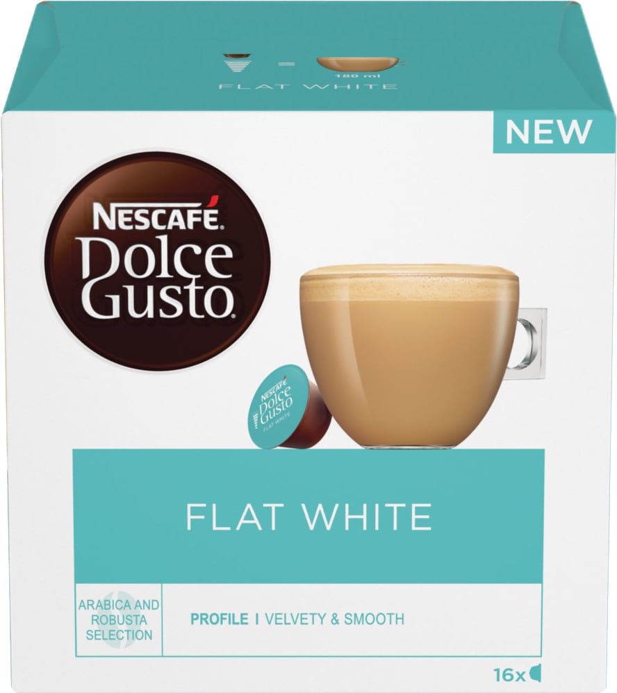 Nescafe Dolce Gusto Flat White kaffekapsler 12376393 thumbnail