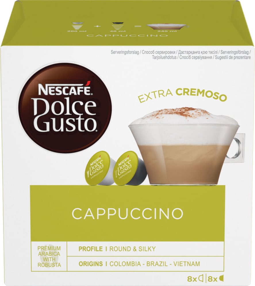 Nescafé Dolce Gusto Cappuccino Kapsler thumbnail