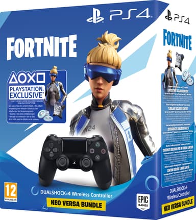 DualShock 4 trådløs controller: Fortnite Neo Versa bundle