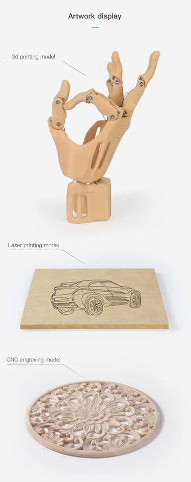 Creality CP-01 3D-printer / CNC / lasergravering