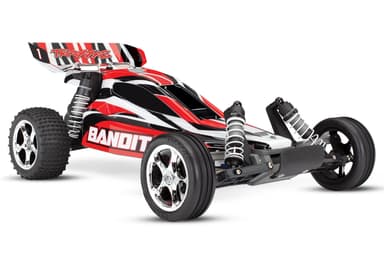 Traxxas Bandit 1/10 2WD TQ RTR Rød u / batteri