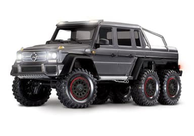 Traxxas TRX-6 Mercedes G63 AMG 6x6 RTR sølv