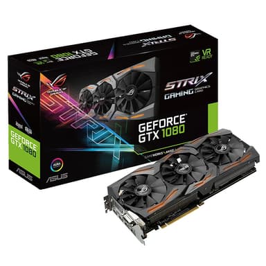 Asus ROG Strix GeForce GTX 1080 grafikkort - 8 GB