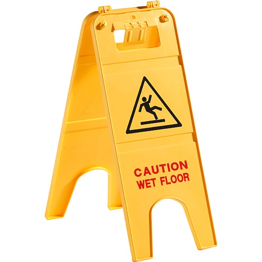 Edward Caution Wet Floor advarselsskilt