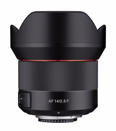 Samyang 14mm f/2,8 F vidvinkelobjektiv til Nikon