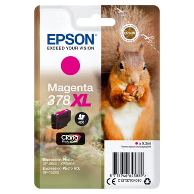 Epson blækpatron Claria Photo HD 378XL Magenta