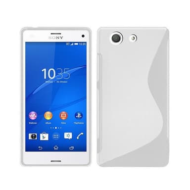 S-Line Silicone Cover til Sony Xperia Z3 Compact (D5803) : farve - hvid