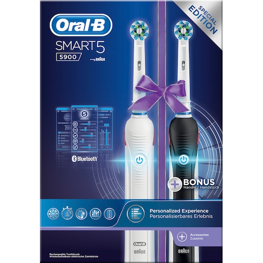 Oral-B Smart 5 elektrisk tandbørste 5900 (dobbeltpakke)