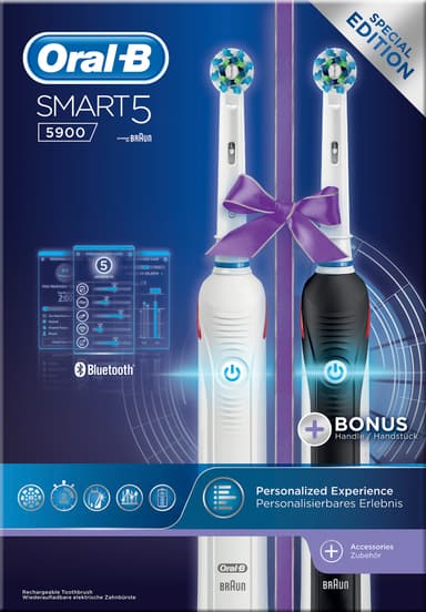 Oral-B Smart 5 elektrisk tandbørste 5900 (dobbeltpakke)