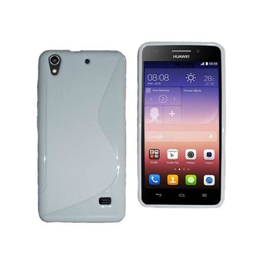 S-Line Silicone Cover til Huawei Ascend G620S : farve - hvid