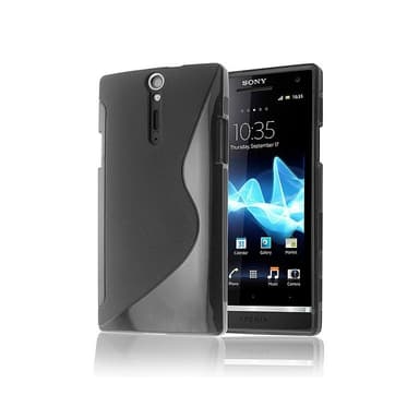 S-Line Silicone Cover til Sony Xperia S (LT26i) : farve - sort