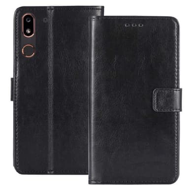 Wallet 3-kort til Doro 8080 (5.7 ")  - sort