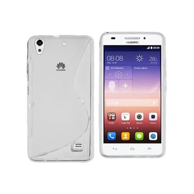 S-Line Silicone Cover til Huawei Ascend G620S : farve - gennemsigtig