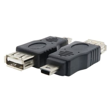 Adapter USB A til USB Mini han |