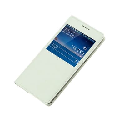 FlipCover Samsung Galaxy J1 2015 (SM-J100H) : farve - hvid