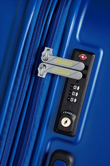 American Tourister 66 M Expand Spinner kuffert (blå)