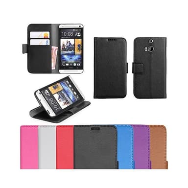 Wallet 2-kort til HTC ONE M8  - rød