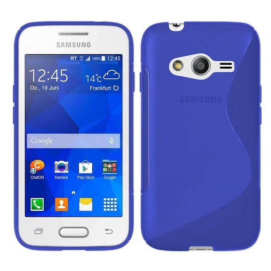 S-Line Silicone Cover til Samsung Galaxy Ace NXT (SM-G31H) : farve - blå