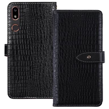 Wallet krokodille Doro 8080 (5,7 ")  - sort